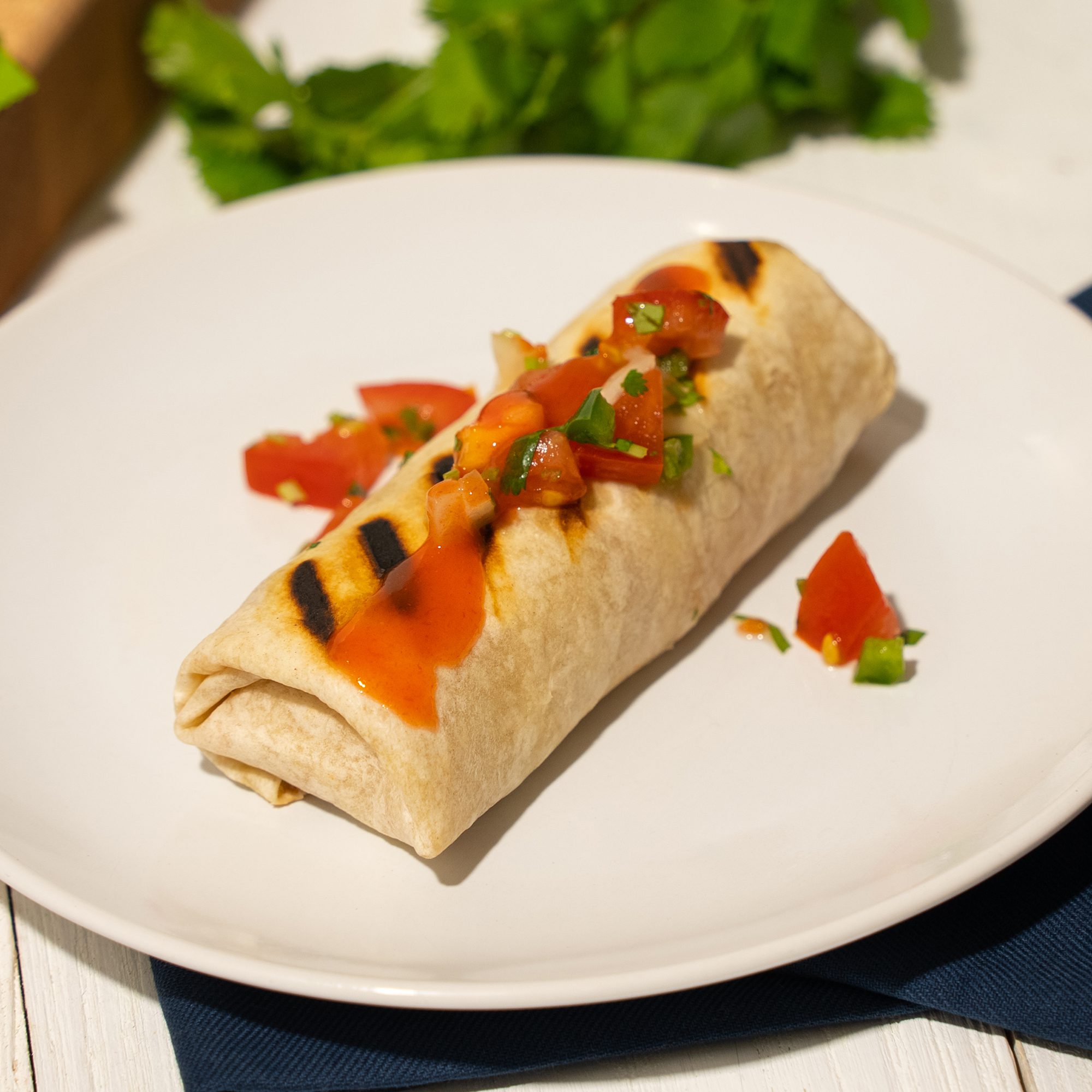 Grilled Chicken & Cheddar Burrito | Red's All Natural